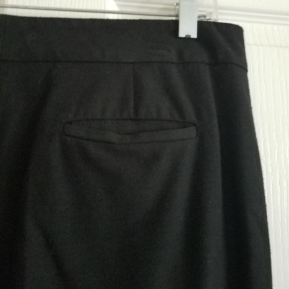 TALBOTS Black Heritage Wool Blend‎ Professional Career Pants Women's Size 10 - Picture 5 of 8